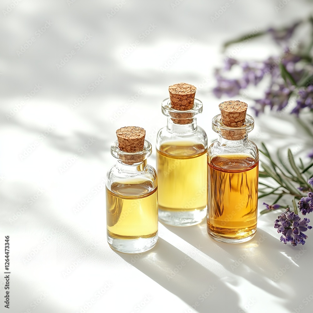 Natural Essential Oils Bottles Aromatherapy Spa Wellness Golden Yellow Liquid Herbal Remedy Treatment Organic Product Skincare Beauty Therapy Natural Essential Oils Bottles Aromatherapy Spa Wellness Golden Yellow Liquid Herbal Remedy Treatment Organic Product Skincare Beauty Therapy