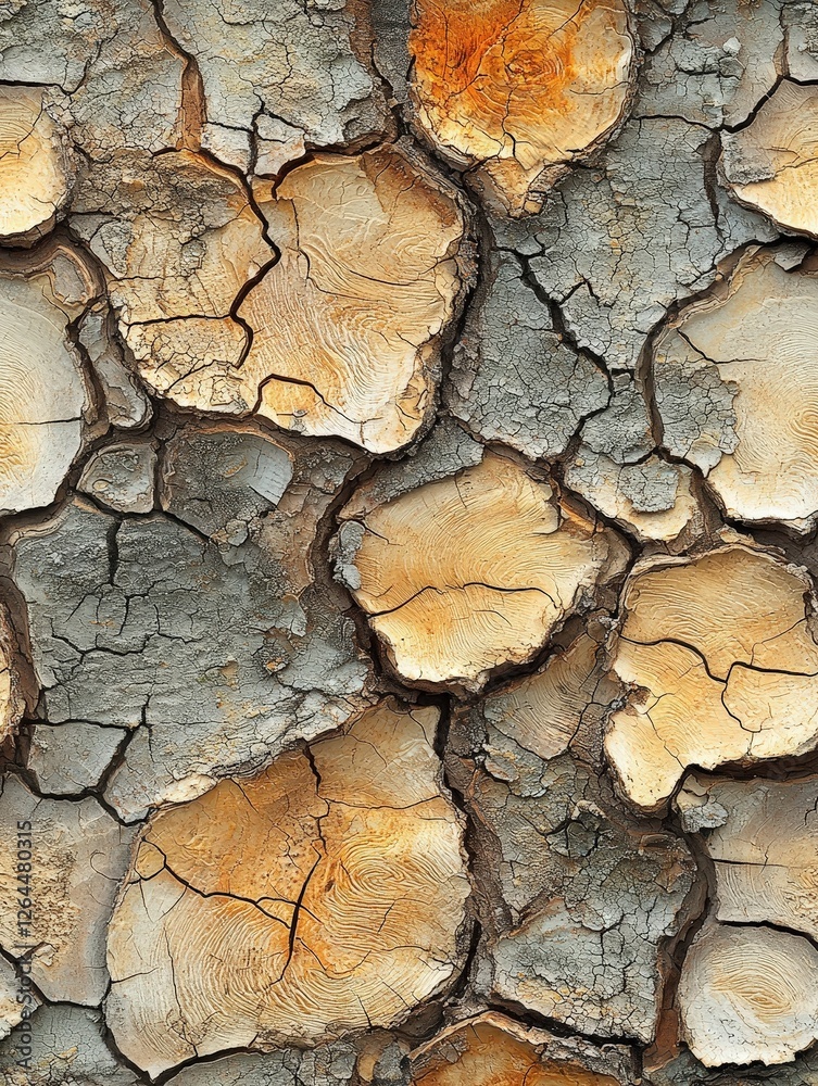Bark from tree seamless texture map pattern background Bark from tree seamless texture map pattern background