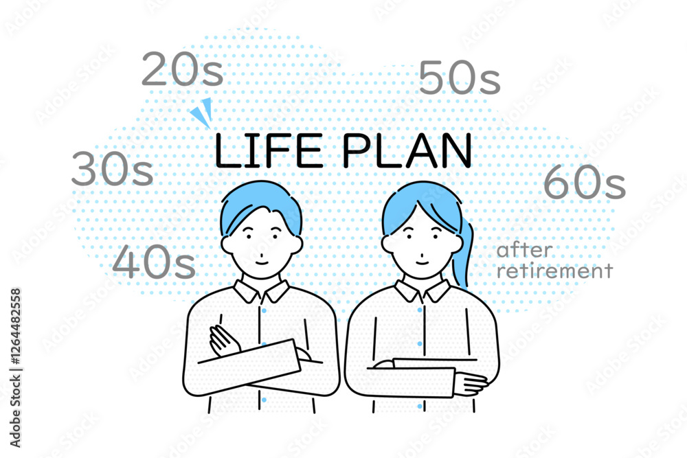 ライフプランを考える若いカップル