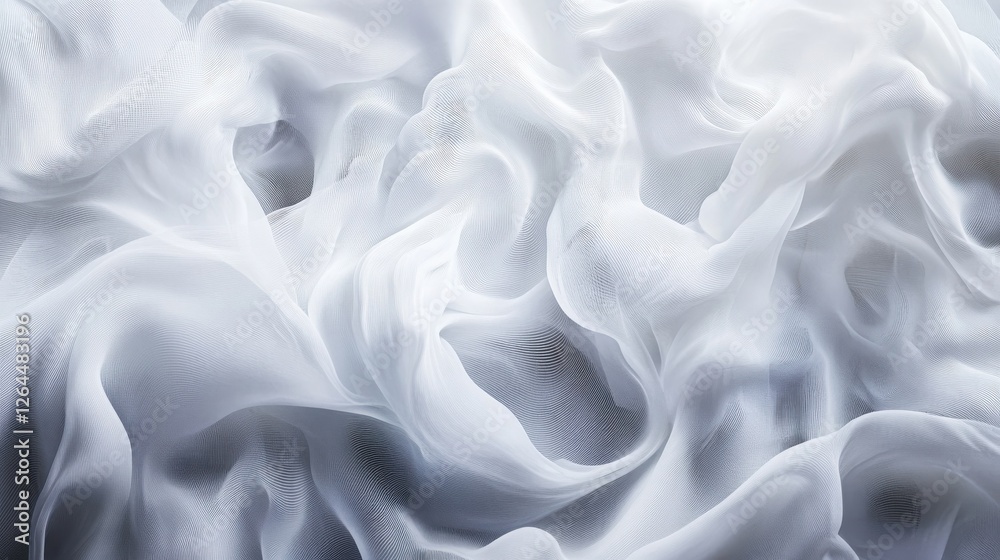 Fototapeta premium abstract white waves background