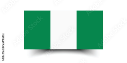 Free Download Nigeria flag official colors and proportion digital vector illustration - GFXLoad
