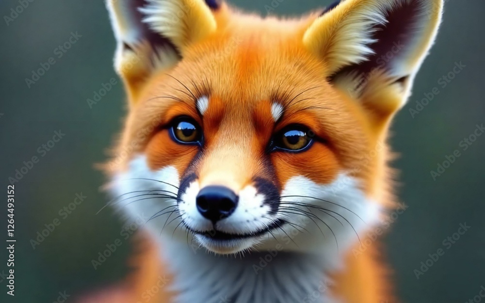 Obraz premium red fox portrait