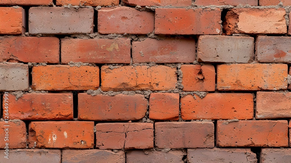 Obraz premium Red Brick Wall Texture Background