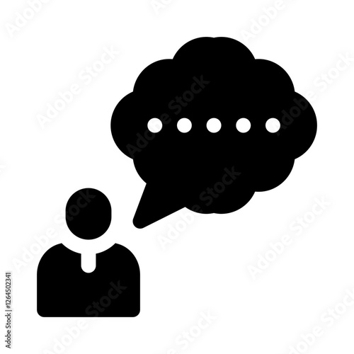 innovation mindset glyph icon