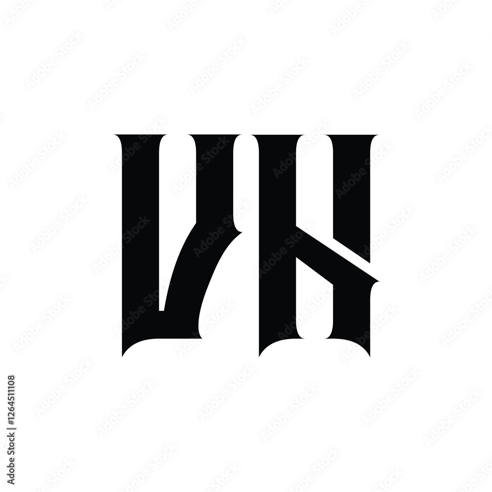 VN monogram logo design letter text name symbol monochrome logotype alphabet character simple logo VN monogram logo design letter text name symbol monochrome logotype alphabet character simple logo