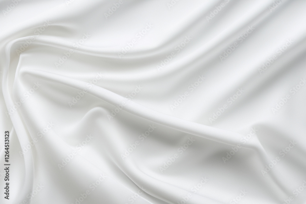 Fototapeta premium White gray satin texture with silver fabric silk background and soft blur pattern, satin, texture