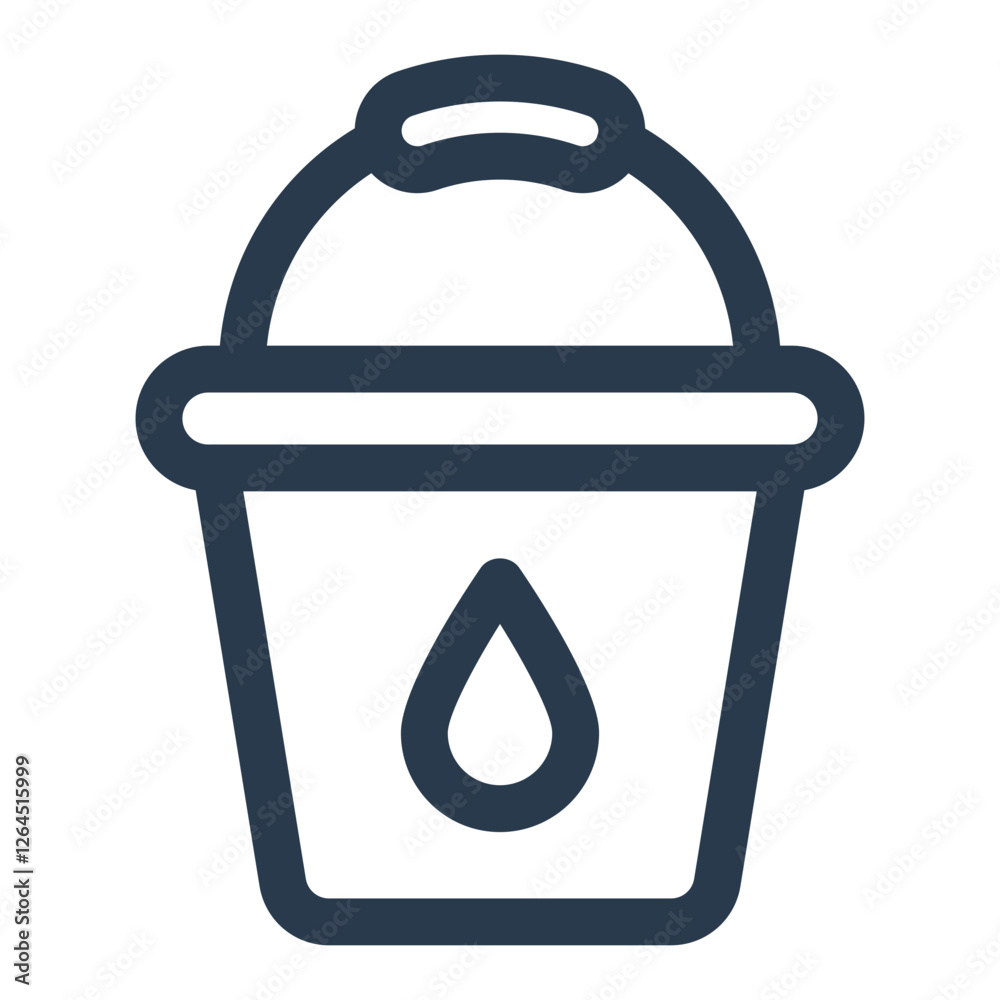 Bucket of Water for Holi with Splashes of Color Bucket of Water for Holi with Splashes of Color