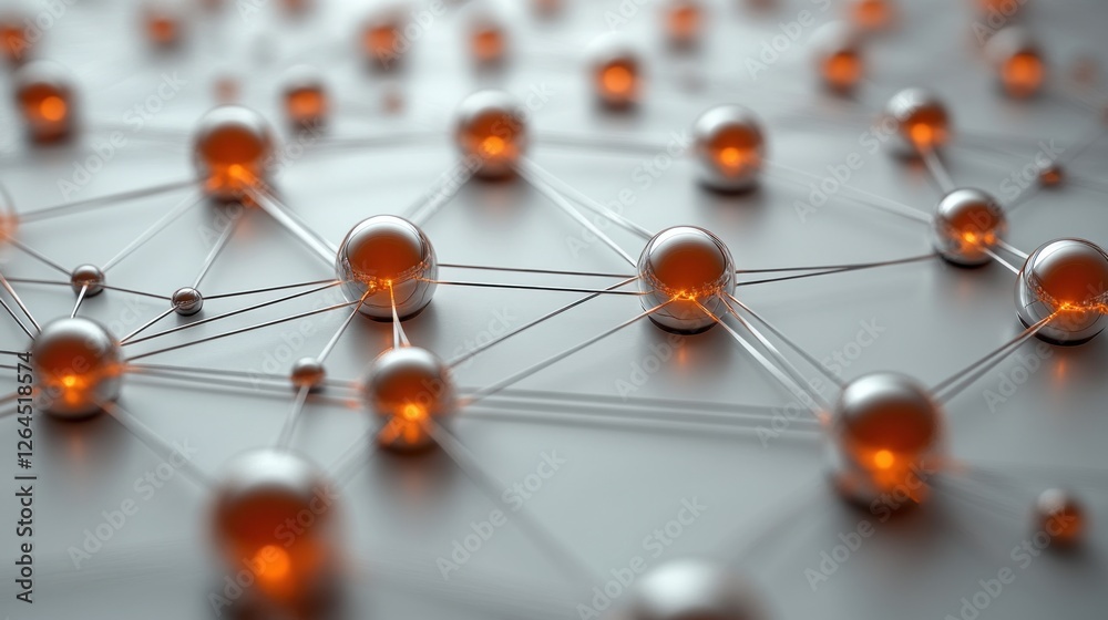 Network Connection: Abstract Representation of Global Interconnectivity Network Connection: Abstract Representation of Global Interconnectivity