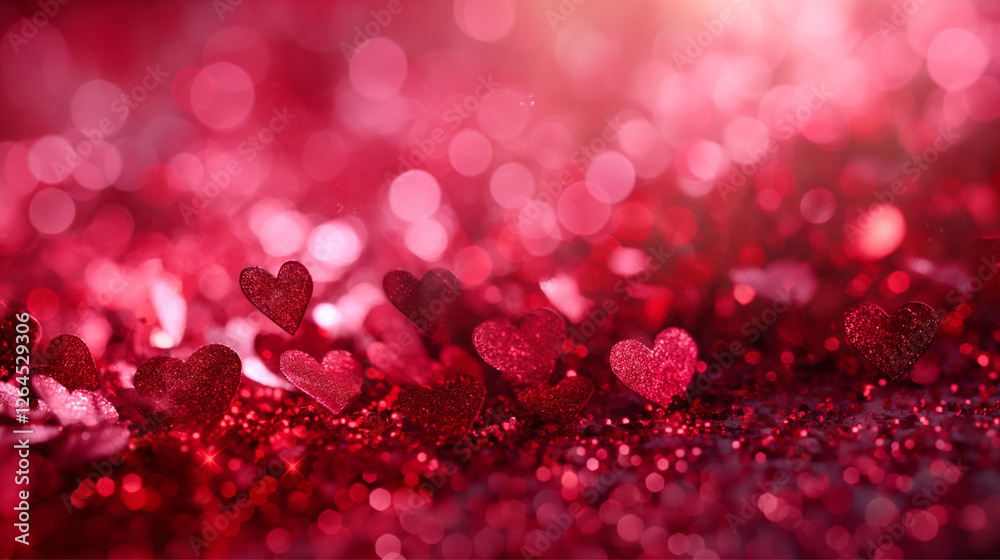 A delightful composition of sparkling red hearts creates a mesmerizing visual experience, celebrating love, joy, and the magic of heartfelt emotions in a vivid display. A delightful composition of sparkling red hearts creates a mesmerizing visual experience, celebrating love, joy, and the magic of heartfelt emotions in a vivid display.