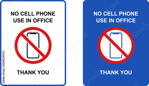 mobilephone not allowed or don't use mobile sign isolated on white. No phone sign on white background. Sign prohibiting the use of the phone here. ban on cell phone, vector illustration. phone mute.