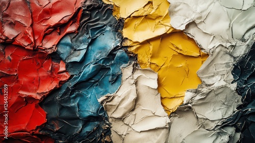 Wallpaper Mural Impasto Palette Knife Paint Texture Closeup Torontodigital.ca