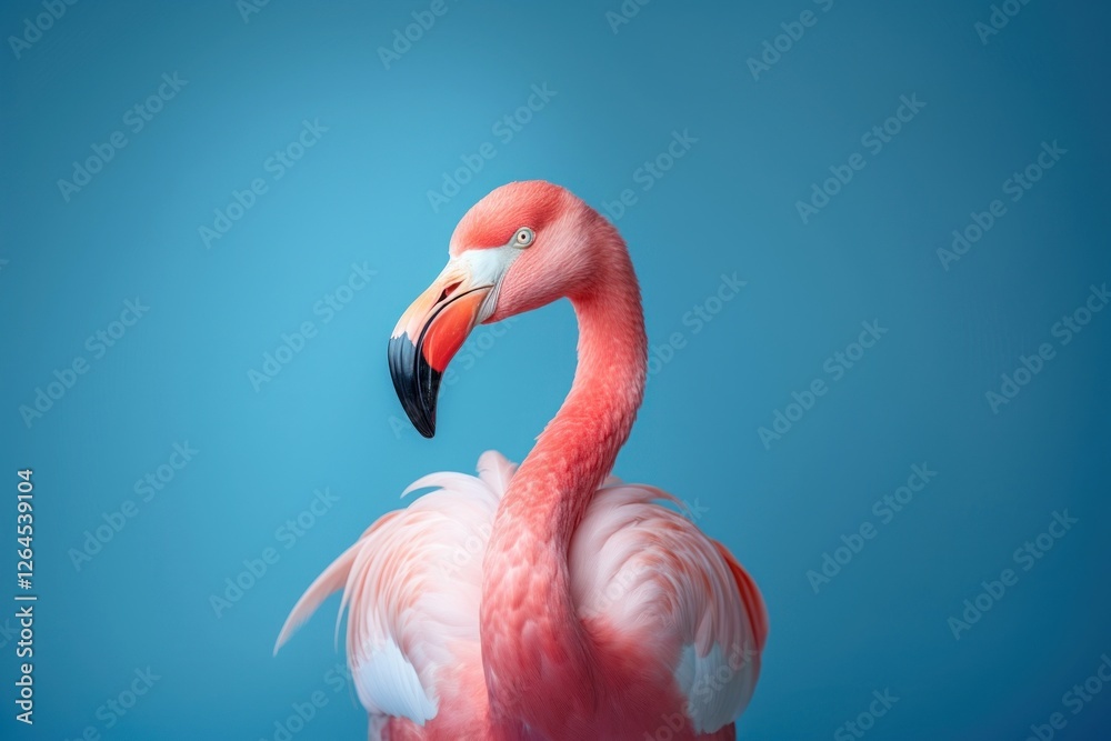 Obraz premium Flamingo animal bird beak.