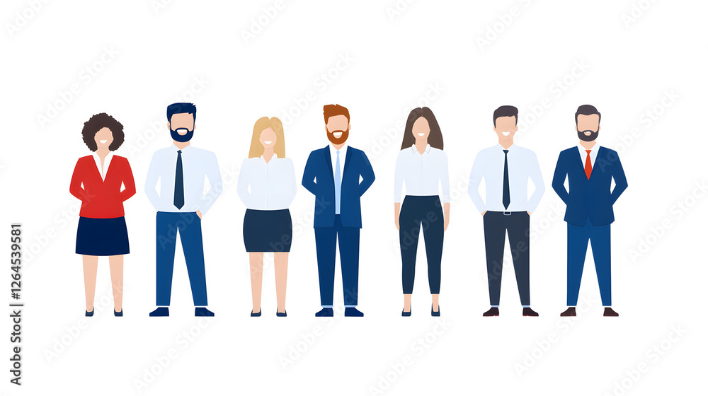 Group of Young Caucasian Employees in a Modern Office
Group of Young Caucasian Employees in a Modern Office