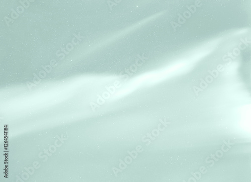 Fluid Dynamics Abstract Background in Light Teal Color