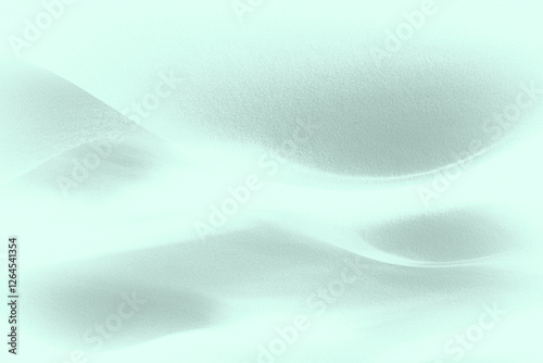 Fluid Dynamics Abstract Background in Light Teal Color