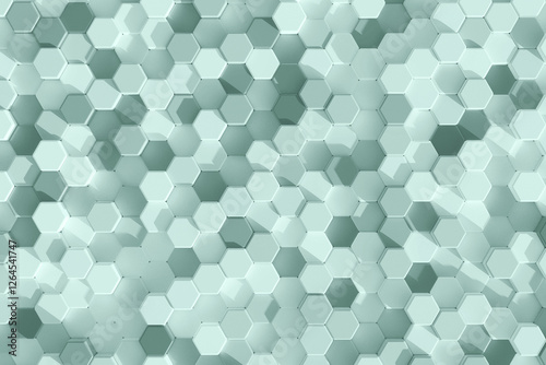 Geometric Light Teal Color Shapes and Patterns Abstract Background for Bold Designs