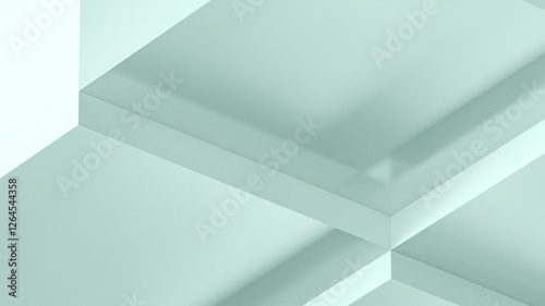 Geometric Light Teal Color Shapes and Patterns Abstract Background for Bold Designs