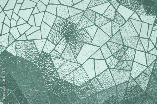 Geometric Light Teal Color Shapes and Patterns Abstract Background for Bold Designs