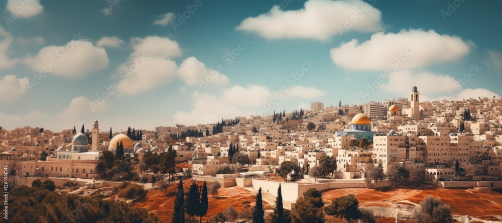 Fototapeta premium Landscape city architecture cityscape.