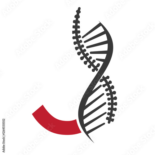 Initial Letter J Spin Therapy Logo, Orthopedic Symbol For Medical and Healthcare Icon
