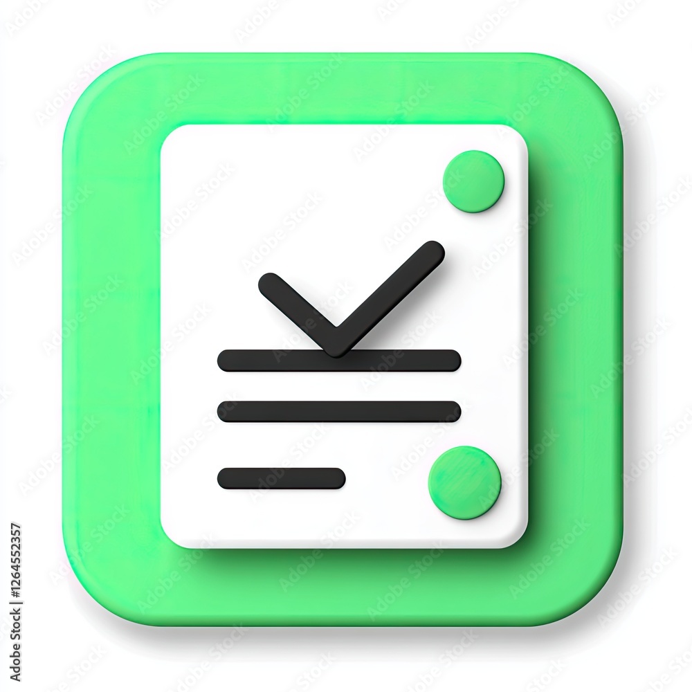 Document archive icon, file delete, green button, background white Document archive icon, file delete, green button, background white