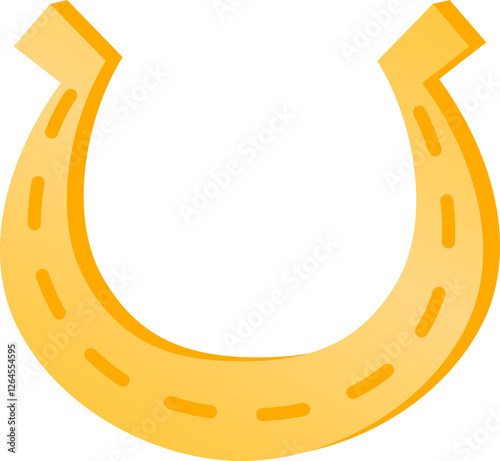Lucky Golden Horseshoe illustration