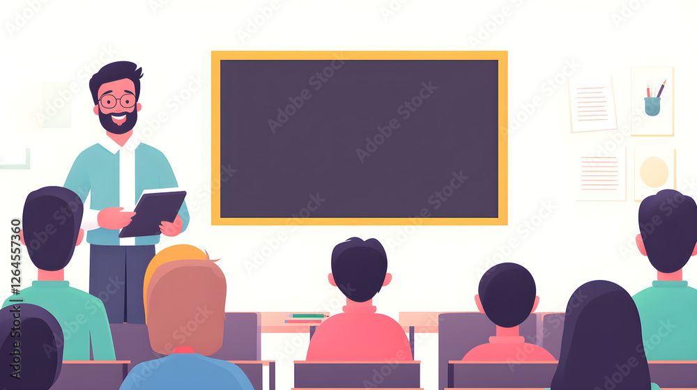 teacher teaches in class teacher teaches in class