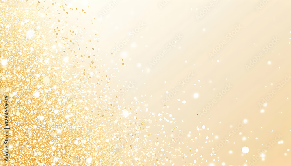 Elegant gold glitter background texture, perfect for festive designs, adding sparkle and luxury to your projects. Ideal for invitations, cards, and more.