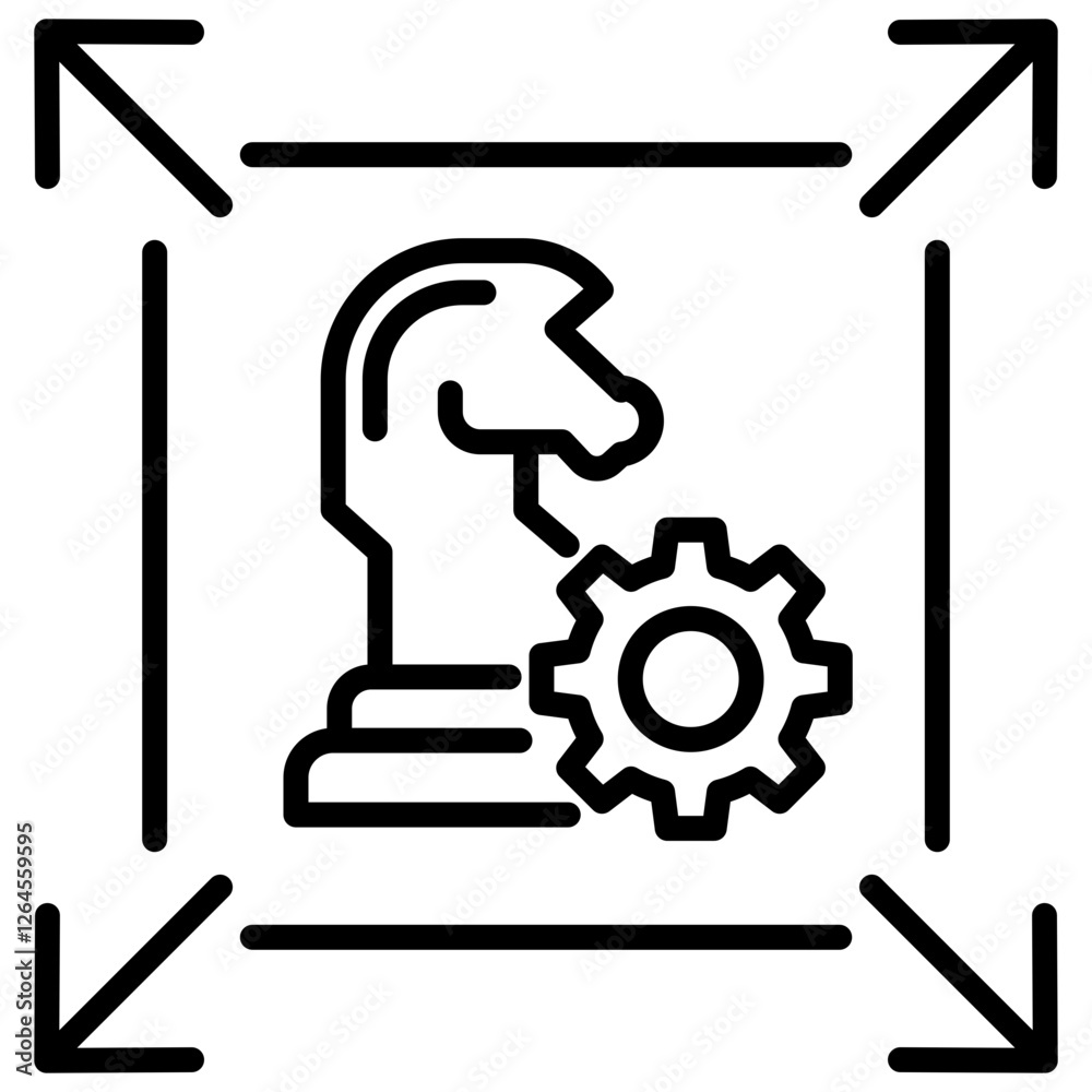 Scaling Strategy icon Scaling Strategy icon
