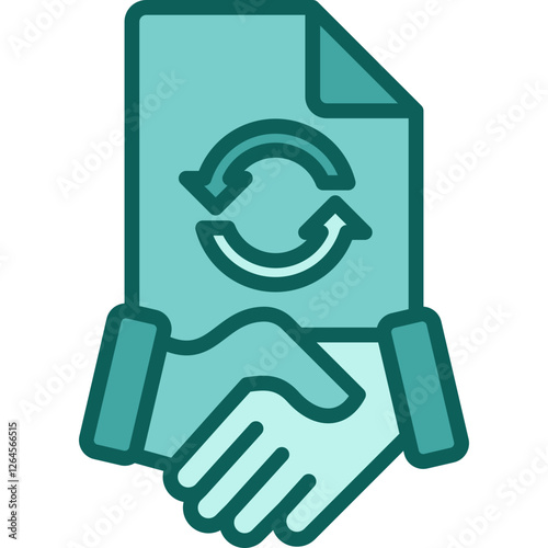 Power Of Attorney solid icon