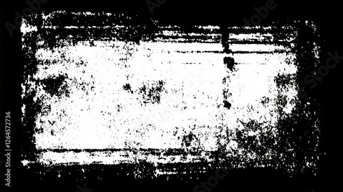 Vintage Grunge textured splatter Background in Black and White