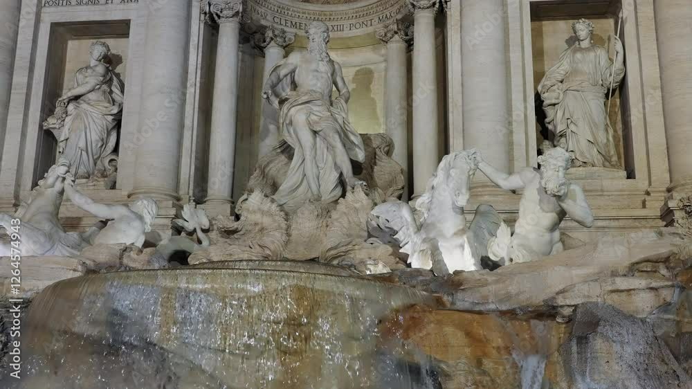 Fontana di Trevi at night, Rome, Italy Fontana di Trevi at night, Rome, Italy