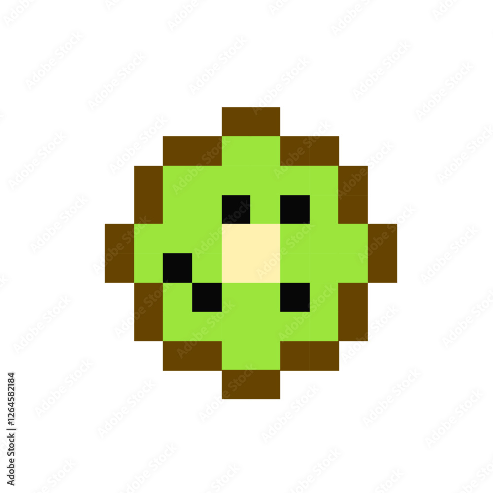 Obraz premium pixel heart shape