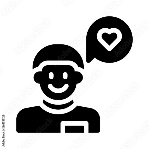 honesty glyph icon