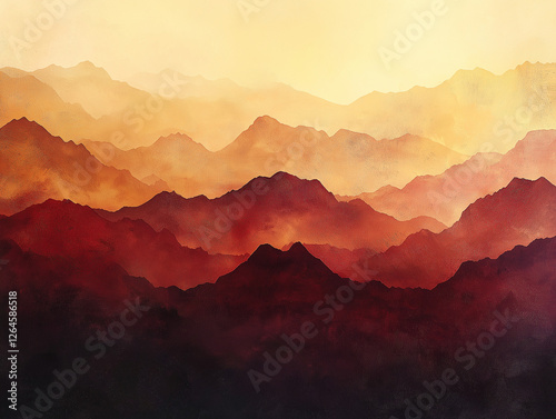 Golden Hour Gradient from Warm Amber to Deep Rust Evoking Richness and Depth — Warm Elegant Background

