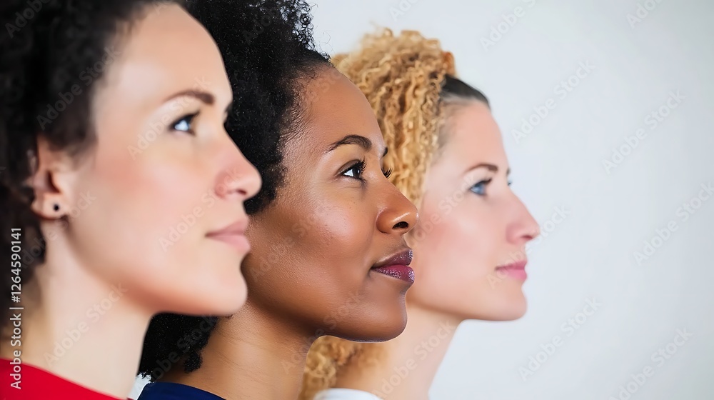 Obraz premium Empowering Women Together on International Women's Day