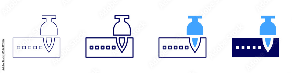 Place holder icon in 4 different styles. Thin Line, Line, Bold Line, Duotone. Duotone style. Editable stroke Place holder icon in 4 different styles. Thin Line, Line, Bold Line, Duotone. Duotone style. Editable stroke