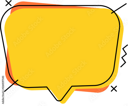 sale promotion banner advertising template text message label