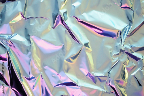 Iridescent Holographic Foil Texture photo