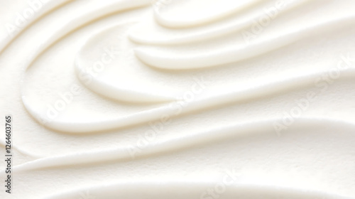 Swirls of Soft Creamy Texture Smooth and Appetizing Gastronomic Background Delicious Indulgence photo