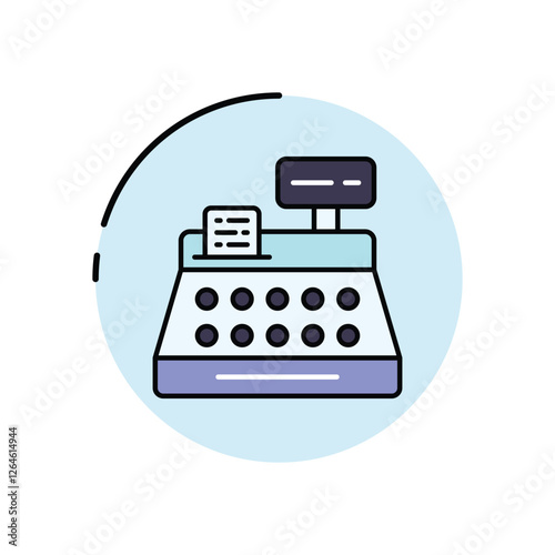 Cash Register vector icon