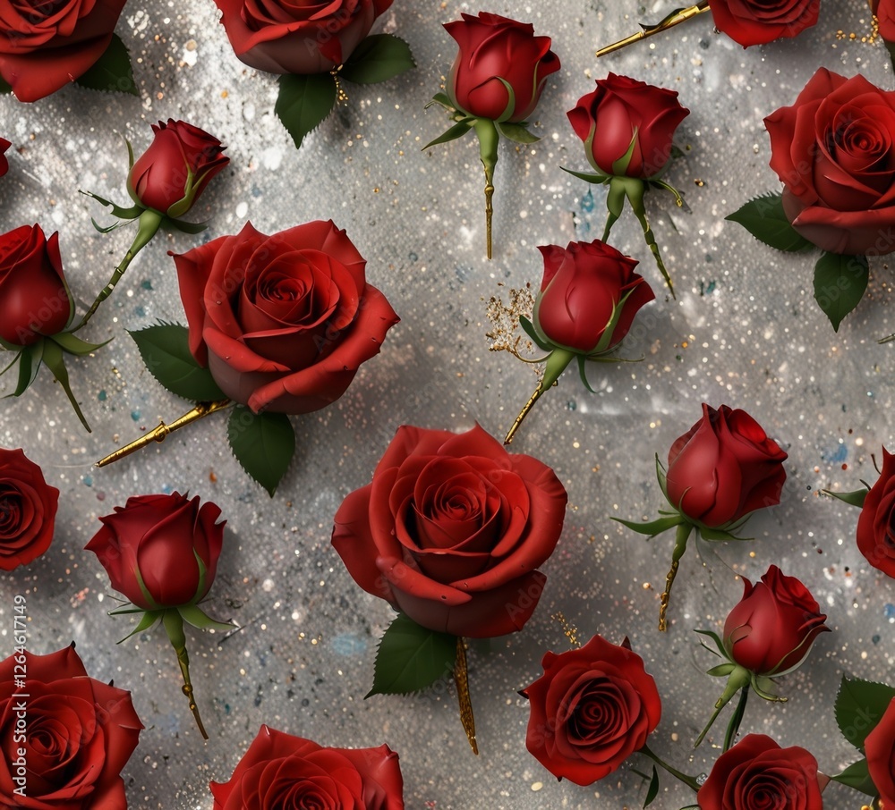 red
roses against a glitter background with glitter red
roses against a glitter background with glitter