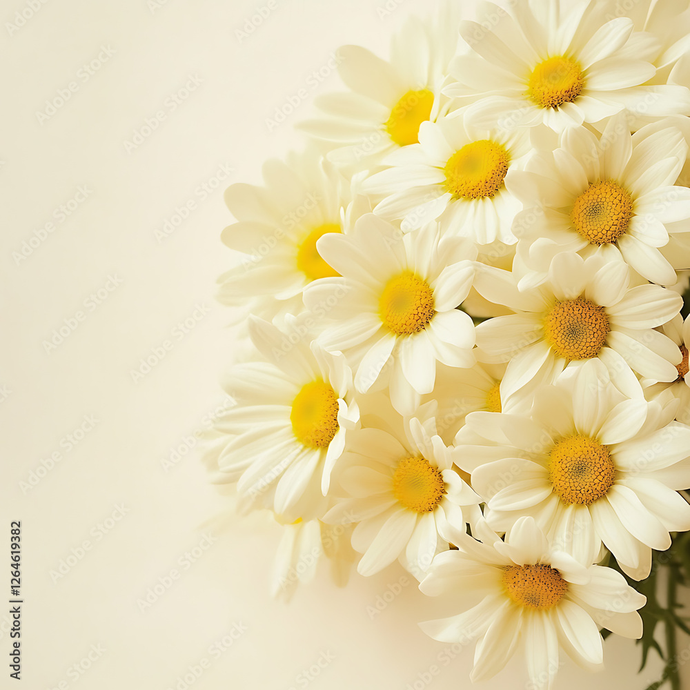 Fototapeta premium flowers and leaves in pictures illustrator2D