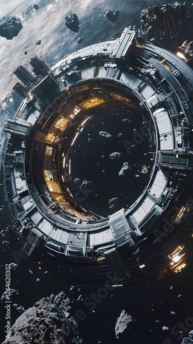 Wallpaper Mural science and technology universe starry sky nebula illustration poster background Torontodigital.ca