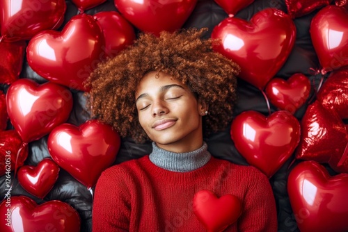 Commercial marketing idea. Valentine's day greeting from man or for man: breathtaking noticeable image of loving mixed-race young guy. Love confession. Romantic ad campaign. Affectionate guy.