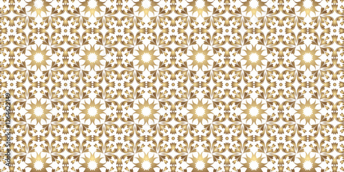 Elegant Golden Geometric Pattern Background