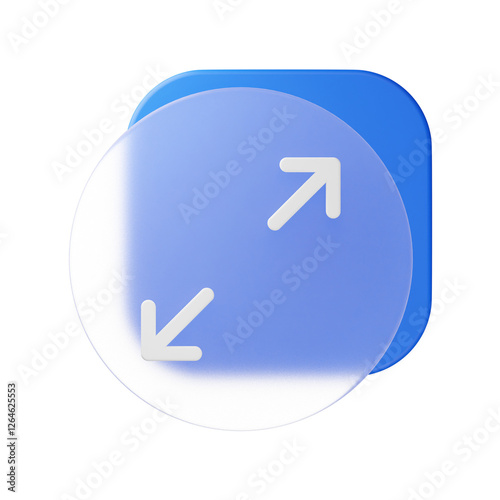 3d maximize icon photo