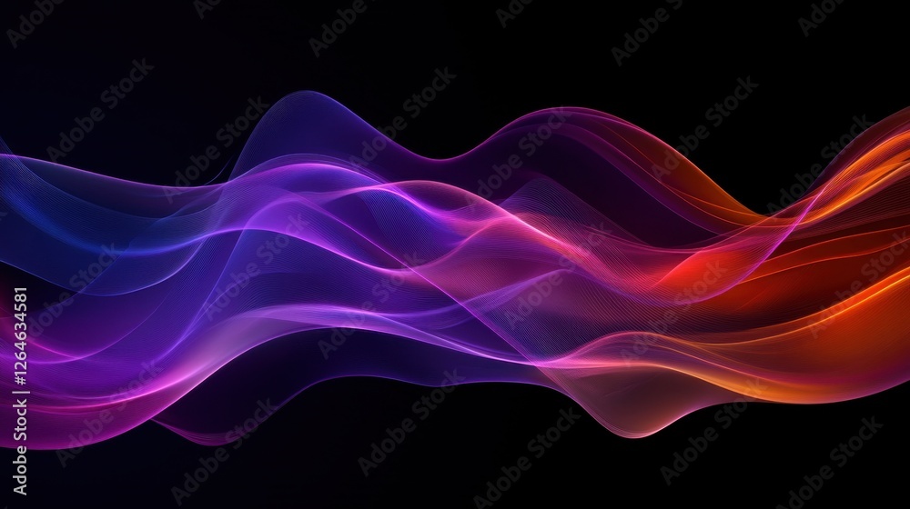 Luminous flowing shapes. Bright gradients in twilight violet and topaz glow. Flowing curves merging into abstract designs. Luminous flowing shapes. Bright gradients in twilight violet and topaz glow. Flowing curves merging into abstract designs.