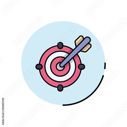 Target Market vector icon