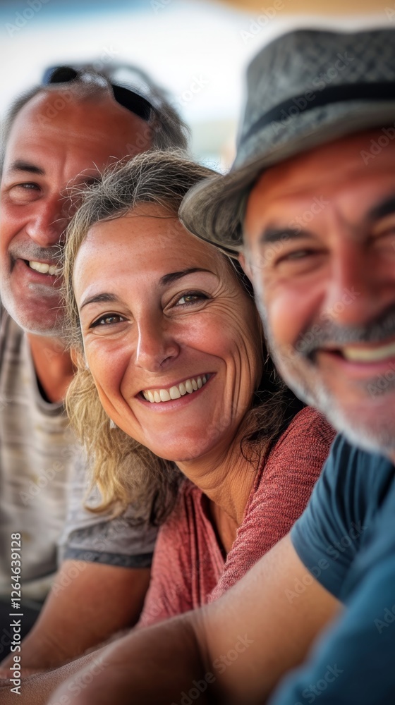 A heartwarming portrait of a happy family group A heartwarming portrait of a happy family group